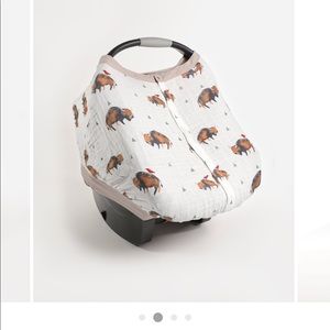 Muslin car seat canopy